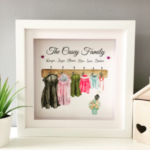 Family Coats Frame as cute as a button