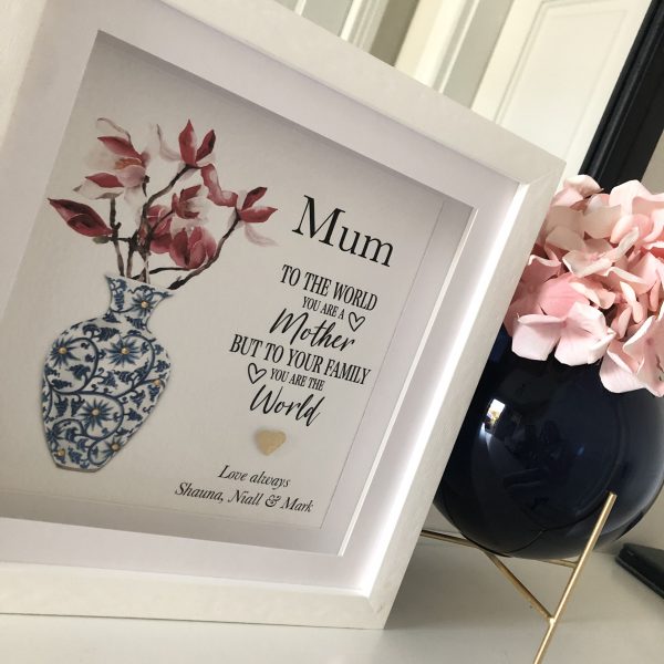Mothers Day gift As Cute as a Button Personalised Frames