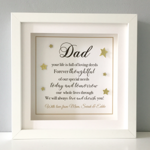 Father’s Day personalised gift from as cute as a button ireland