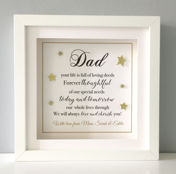 Father’s Day personalised gift from as cute as a button ireland