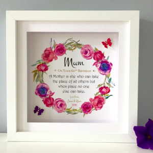 Personalised gift for Mum from cute as a button