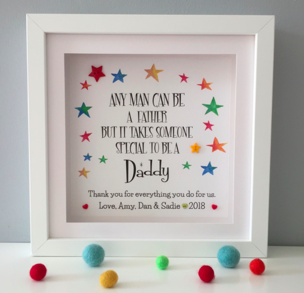 Father’s Day personalised gift from as cute as a button