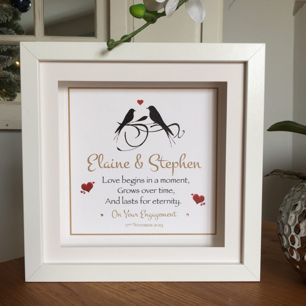 Personalised Wedding Gifts Personalised Frames As Cute As a Button