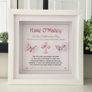 Personalised Confirmation Frame for Girl