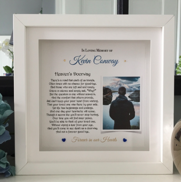 Memorial Gift personalised as cute as a button