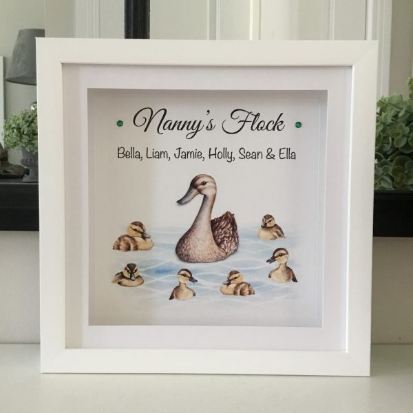 As Cute as a Button Personalised Framed Prints ducks
