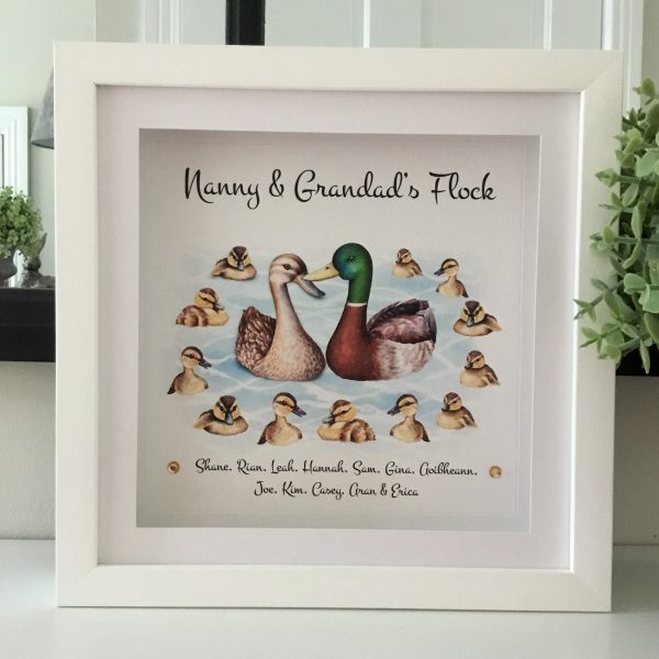 As Cute as a Button Personalised Framed Prints ducks
