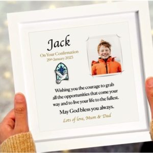 As Cute as a Button Personalised Framed Prints confirmation frame