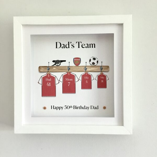 jersey As Cute as a Button Personalised Framed Prints